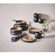KOMBISERVICE Braun FARO 16-teilig 4 Personen  - Braun, Design, Keramik - Novel