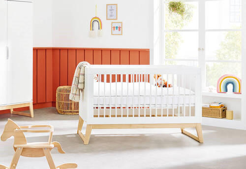 BABYZIMMER PINOLINO BRIDGE  - Eschefarben/Weiß, Design, Holz/Holzwerkstoff - Pinolino