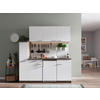 MODULKÖK 180 cm   i vit  - vit/aluminiumfärg, Basics, trämaterial/plast (180cm) - Respekta