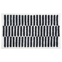 BADTEPPICH Barbados Schwarz, Perlmutt 60/90 cm  - Perlmutt/Schwarz, Basics, Textil (60/90cm) - Schöner Wohnen