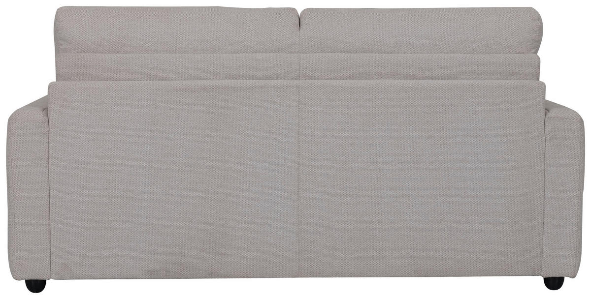 SCHLAFSOFA Webstoff Beige  - Beige/Schwarz, KONVENTIONELL, Kunststoff/Textil (191/90/100cm) - Livetastic