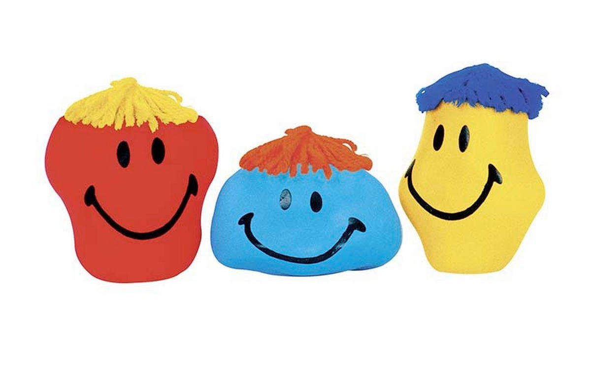 LOPTA ZA IGRU   - žuta/plava, Basics, prirodni materijali (6cm) - Goki