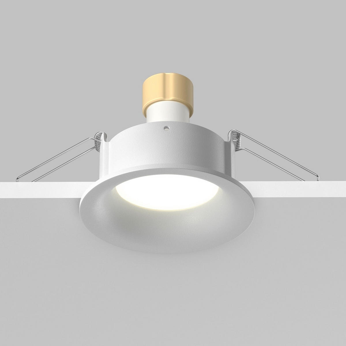 DECKENLEUCHTE  8,5/4 cm    - Weiss, Modern, Metall (8,5/4cm) - MAYTONI
