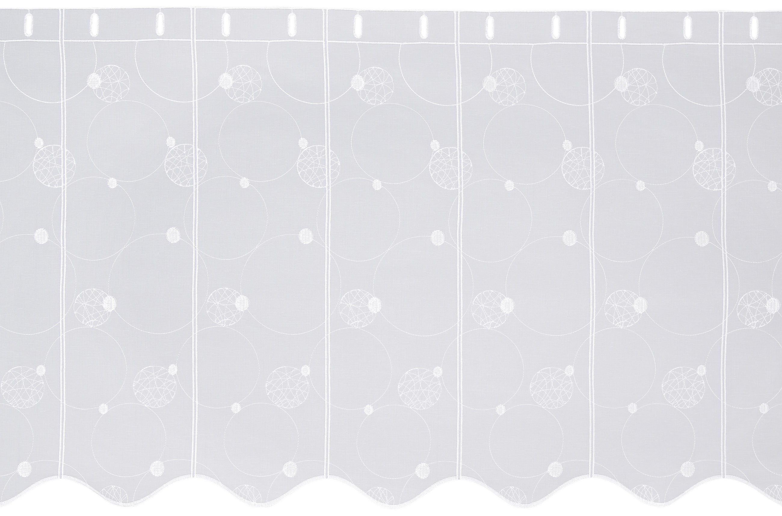 KURZGARDINE 60 cm   - Weiß, KONVENTIONELL, Textil (60cm) - Esposa