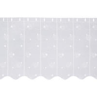 KURZGARDINE 60 cm   - Weiß, KONVENTIONELL, Textil (60cm) - Esposa