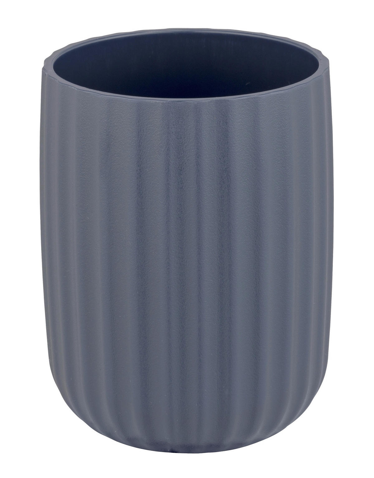 ZAHNPUTZBECHER  - Dunkelblau, Basics, Kunststoff (7,5/10/7,5cm) - Wenko