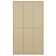 SCHUHSCHRANK  in 109,2/191,9/34,9 cm  - Hellgelb/Grau, MODERN, Holzwerkstoff/Kunststoff (109,2/191,9/34,9cm) - Carryhome