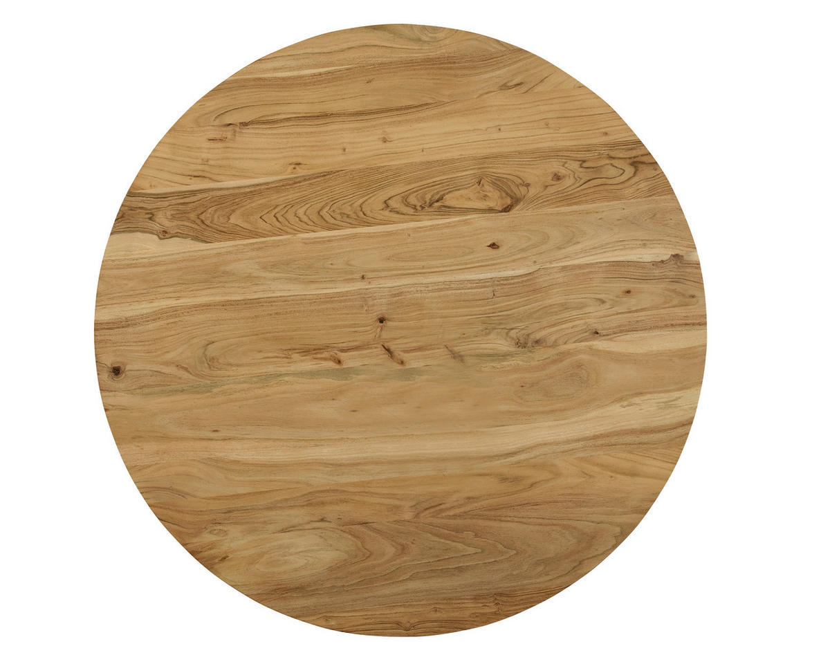 ESSTISCH 120/120/76 cm Echtholz  Holz rund Akaziefarben  - Akaziefarben, Design, Holz (120/120/76cm) - Niels Andersson