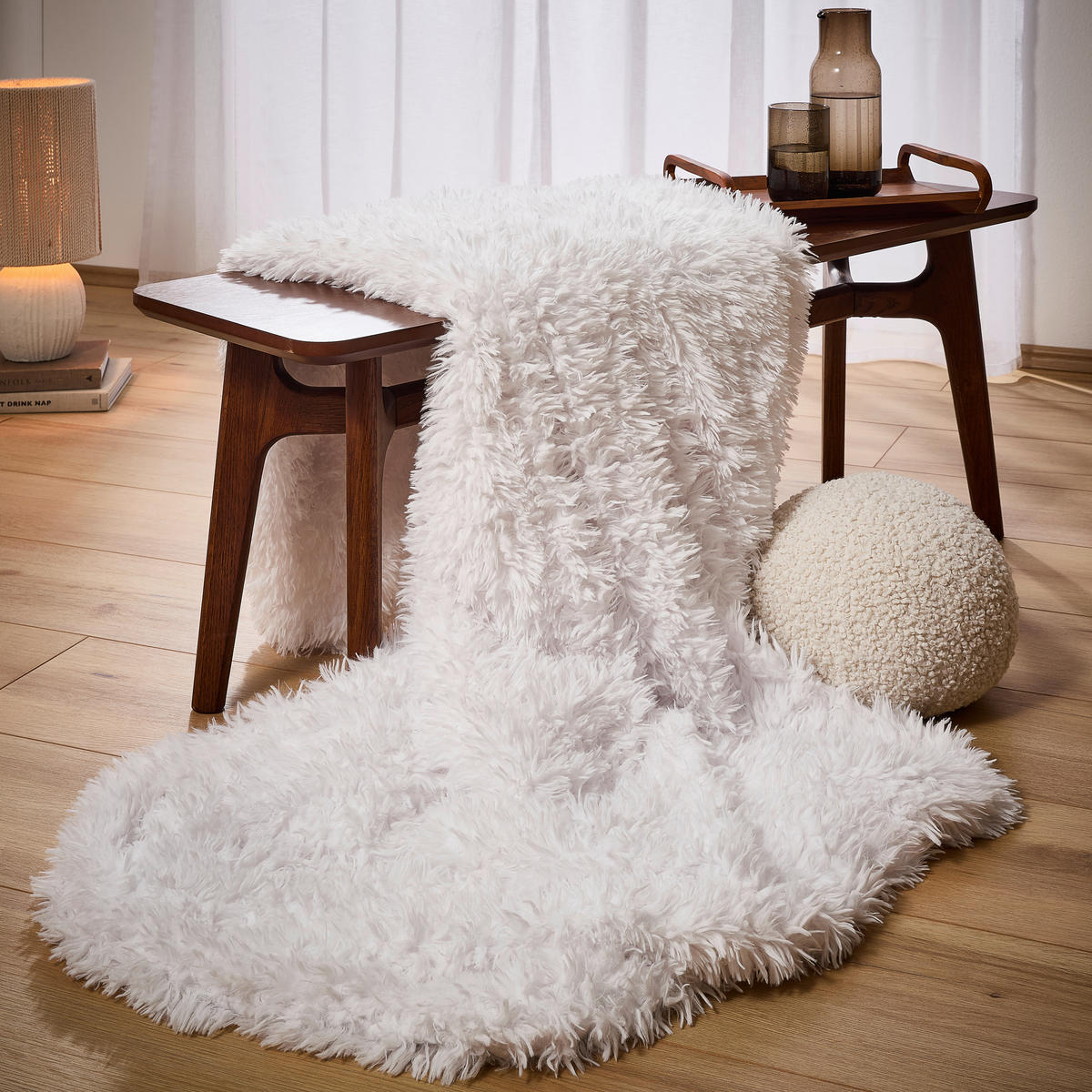 FELLDECKE zoeppritz since 1828 140/190 cm  - Weiß, KONVENTIONELL, Textil (140/190cm) - Zoeppritz