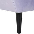 ECKSOFA Lila, Flieder Samt Zierkissen, Rückenkissen, Rücken echt  - Lila/Flieder, KONVENTIONELL, Holz/Textil (210/156cm) - Carryhome