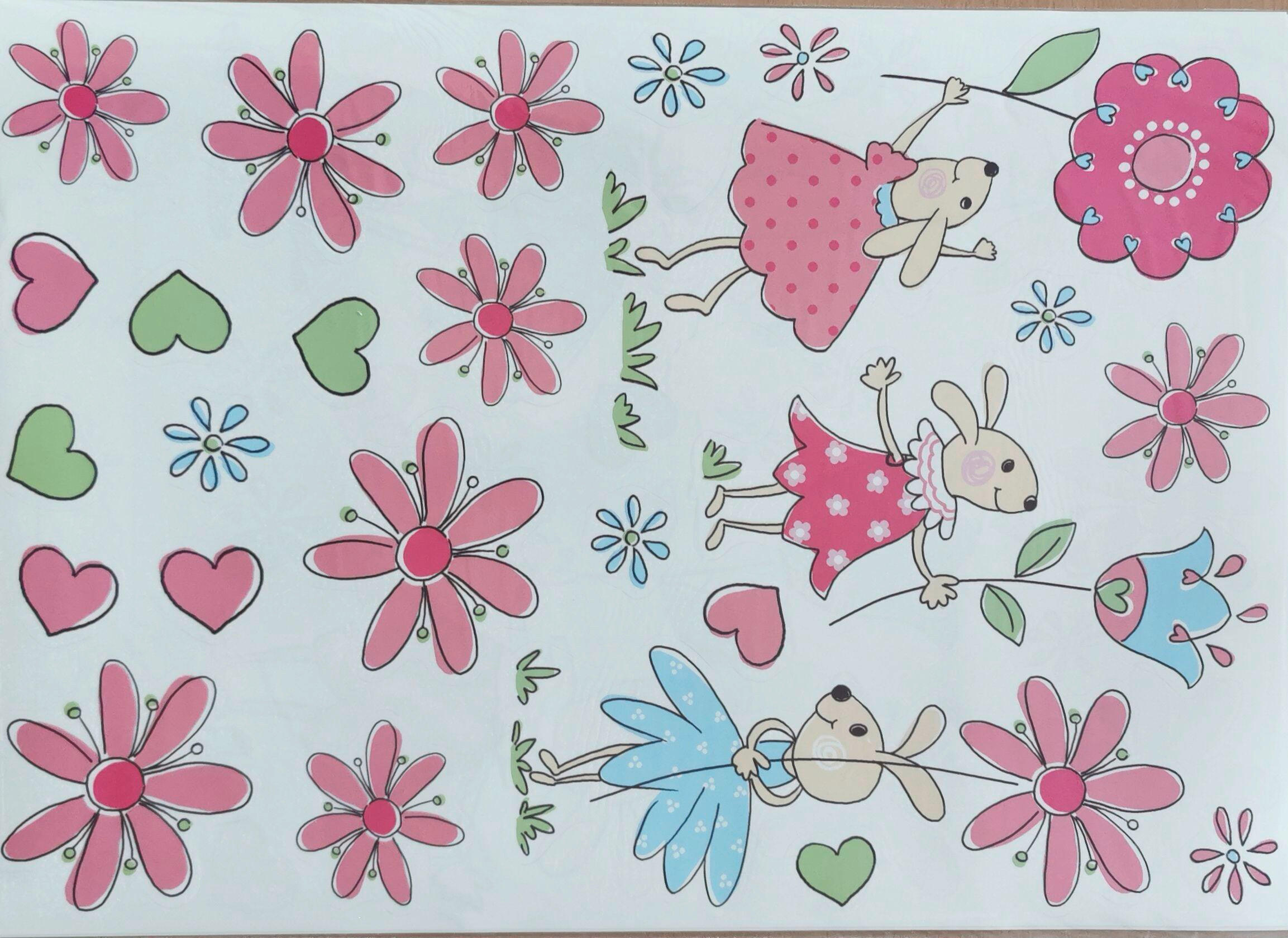 NALEPNICA ZA ZID  34/48/0,2 cm         - višebojna, Osnovno, papir (34/48/0,2cm)