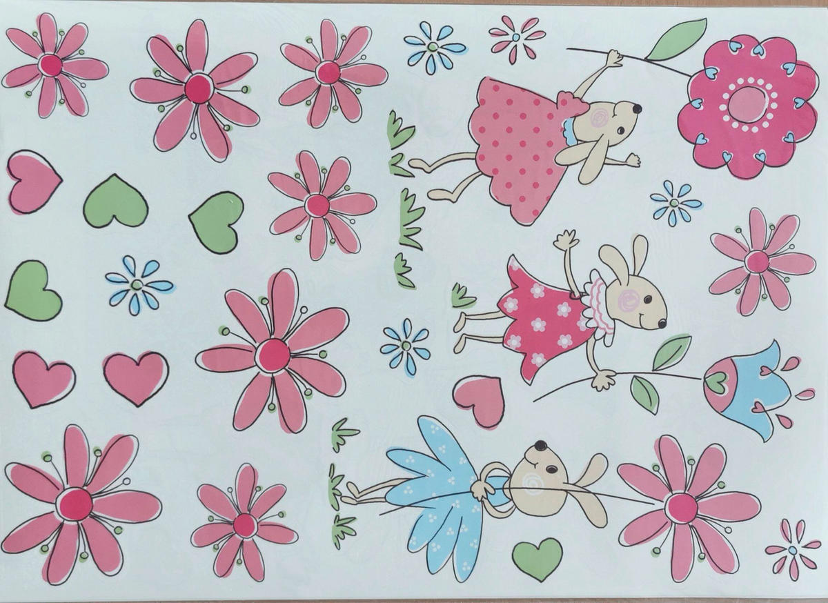 NALEPNICA ZA ZID  34/48/0,2 cm         - višebojna, Osnovno, papir (34/48/0,2cm)