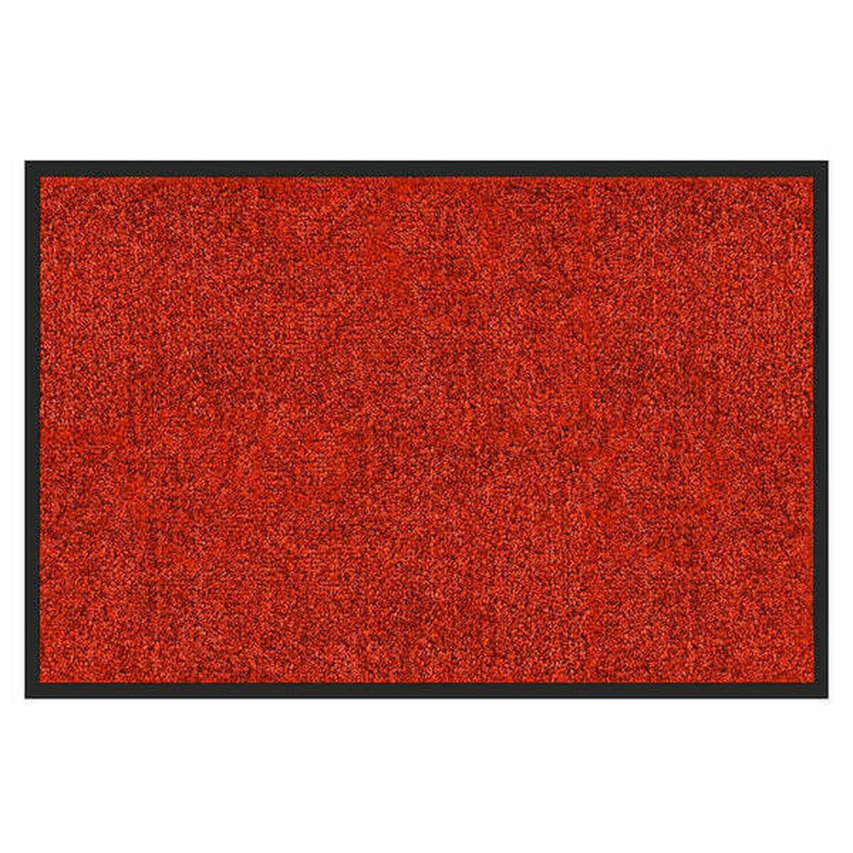 SCHMUTZFANGMATTE 135/200 cm Rhine Rot  - Rot, KONVENTIONELL, Kunststoff/Textil (135/200cm)
