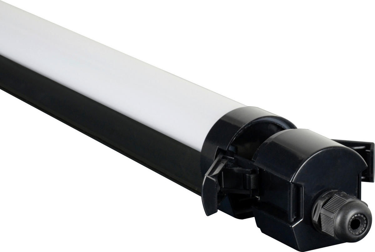 LED-DECKENLEUCHTE pro 62/6/6 cm   - Schwarz, Basics, Kunststoff (62/6/6cm)