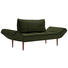 SCHLAFSOFA in Textil Dunkelgrün - Dunkelgrün/Dunkelbraun, Design, Holz/Textil (200/81/70cm) - Innovation SCHLAFSOFA in Textil Dunkelgrün - Dunkelgrün/Dunkelbraun, Design, Holz/Textil (200/81/70cm) - Innovation