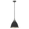 HÄNGELEUCHTE 32.4/42.6 cm    - Zinkfarben, Konventionell, Glas/Metall (32.4/42.6cm) - Elstead Lighting