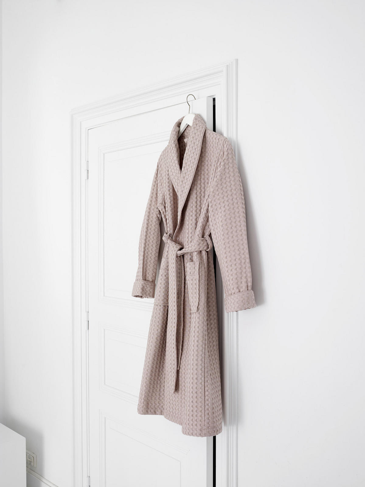 BADEMANTEL XL Unisex  - Pink, Basics, Naturmaterialien/Textil (XLnull) - Aquanova