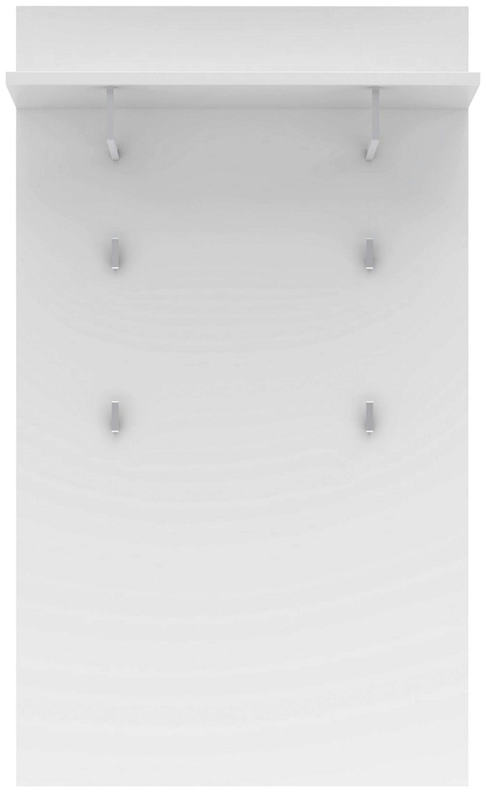 GARDEROBNI PANEL - bela, Moderno, leseni material (80/138/28cm) - Voleo