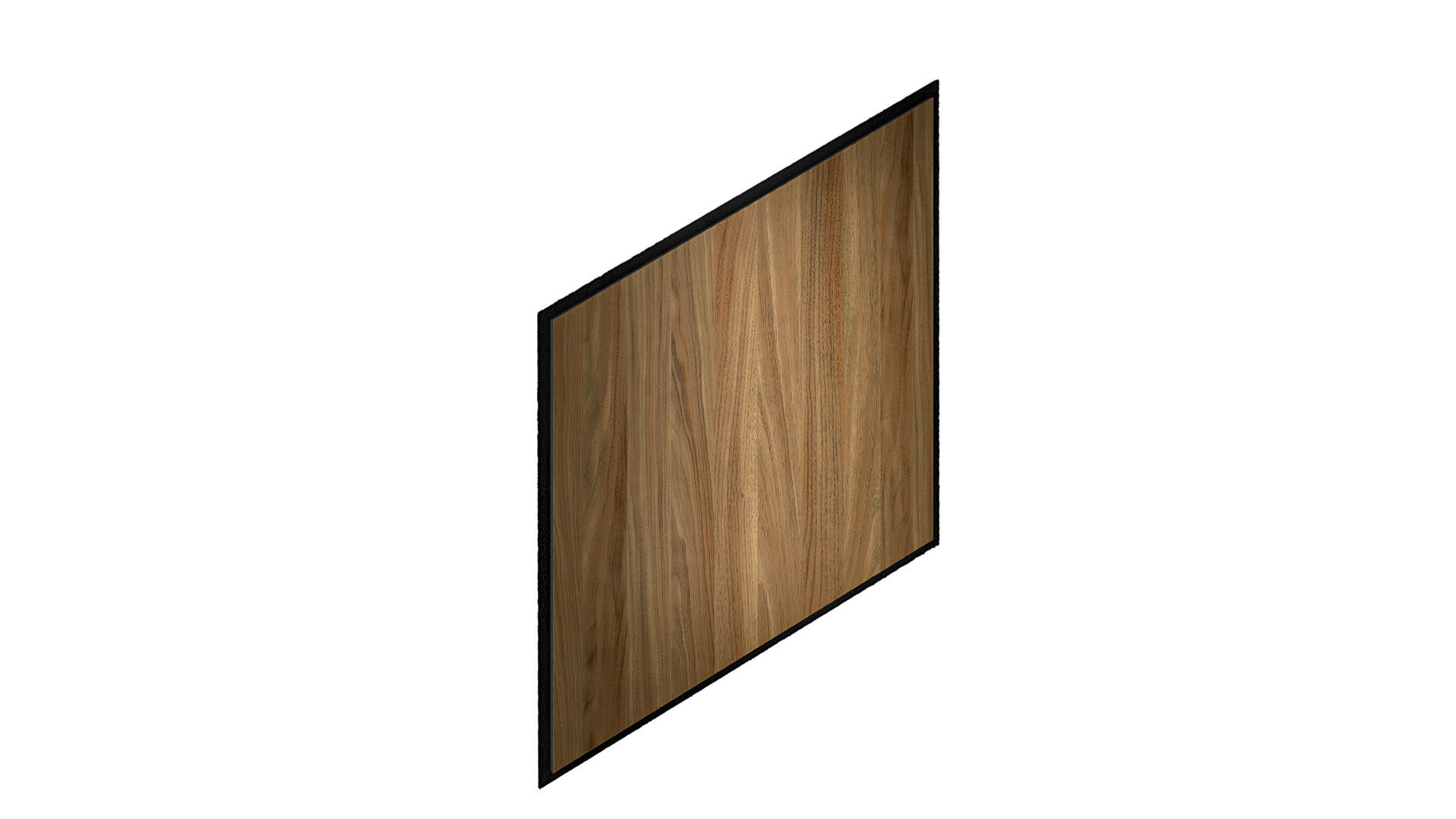 STENSKA DEKORACIJA    - barva oreha, Basics, leseni material (23,5/22,3/1,8cm)