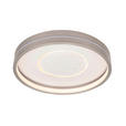 LED-DECKENLEUCHTE 38/8,5 cm   - Grau, Design, Metall (38/8,5cm) - Novel