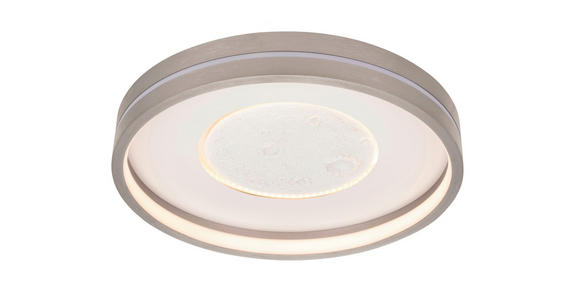 LED-DECKENLEUCHTE 38/8,5 cm   - Grau, Design, Metall (38/8,5cm) - Novel