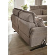 2-SITZER-SOFA Chenille Graubraun  - Graubraun/Schwarz, KONVENTIONELL, Textil/Metall (194/106/92cm) - Dieter Knoll