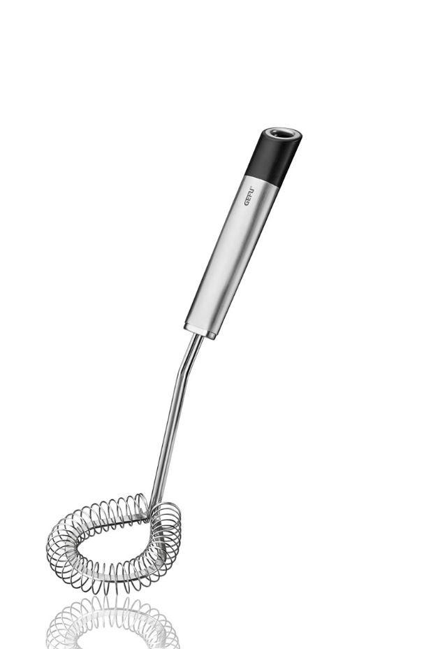 SCHNEEBESEN  - Edelstahlfarben/Schwarz, Basics, Kunststoff/Metall (31,8/7,1/8,3cm) - Gefu