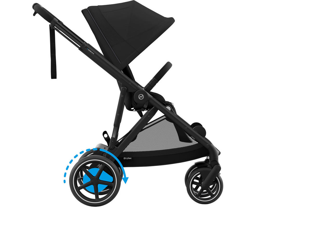 KINDERWAGEN e-Gazelle S  - Schwarz, Design, Kunststoff/Textil (94.5/66/100cm) - Cybex
