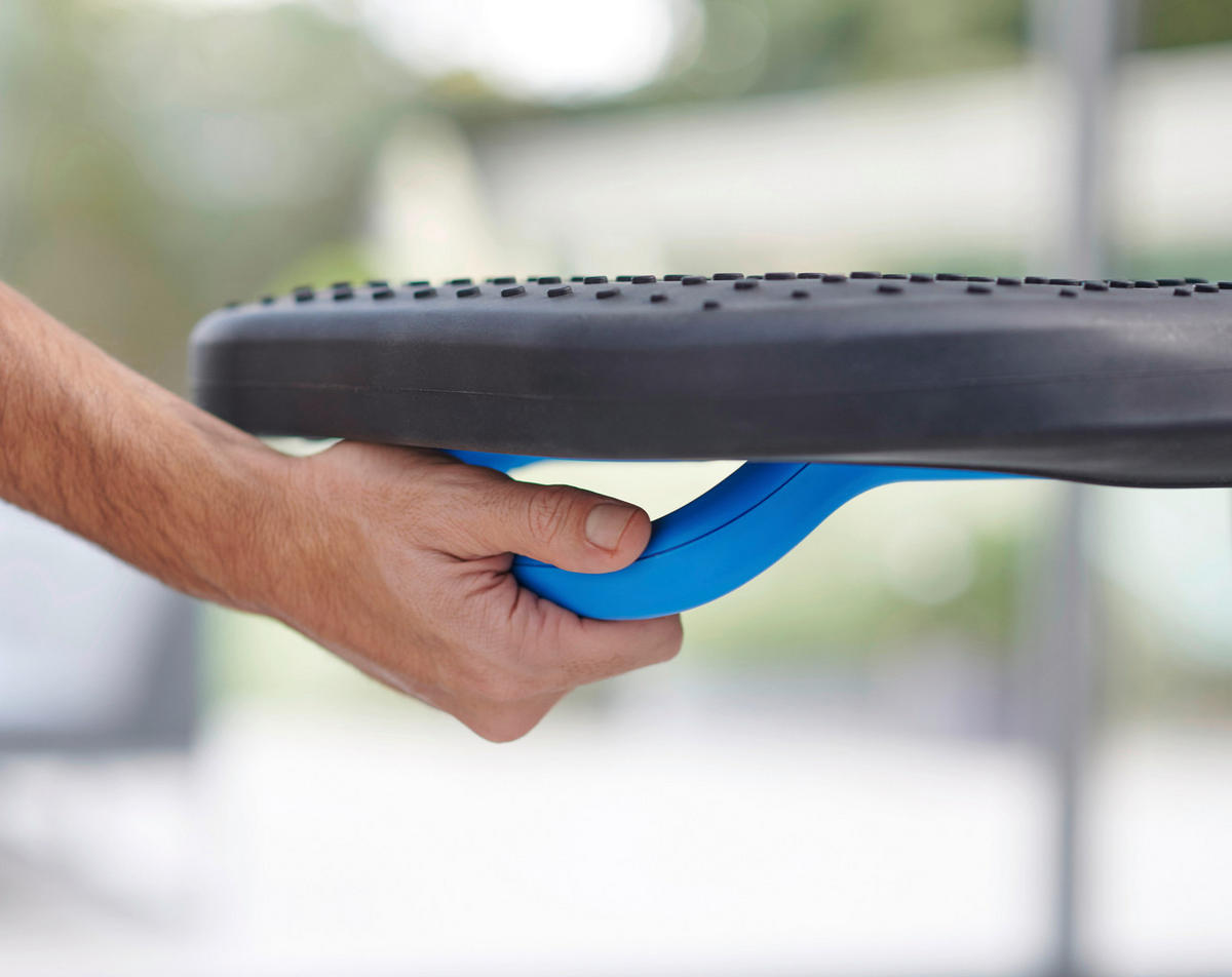 LIKALNA DESKA - temno modra, Basics, tekstil (38/136/8,5cm) - Joseph Joseph