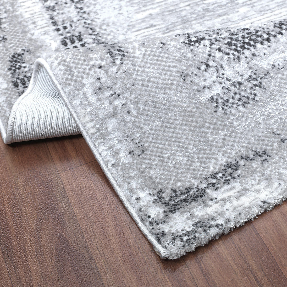 WEBTEPPICH 160/220 cm Harmony Hellgrau  - Hellgrau, LIFESTYLE, Textil (160/220cm)