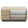 COUCHTISCH rechteckig Eiche Artisan, Grau  - Eiche Artisan/Grau, Design, Holzwerkstoff (100/46/60cm) - MID.YOU