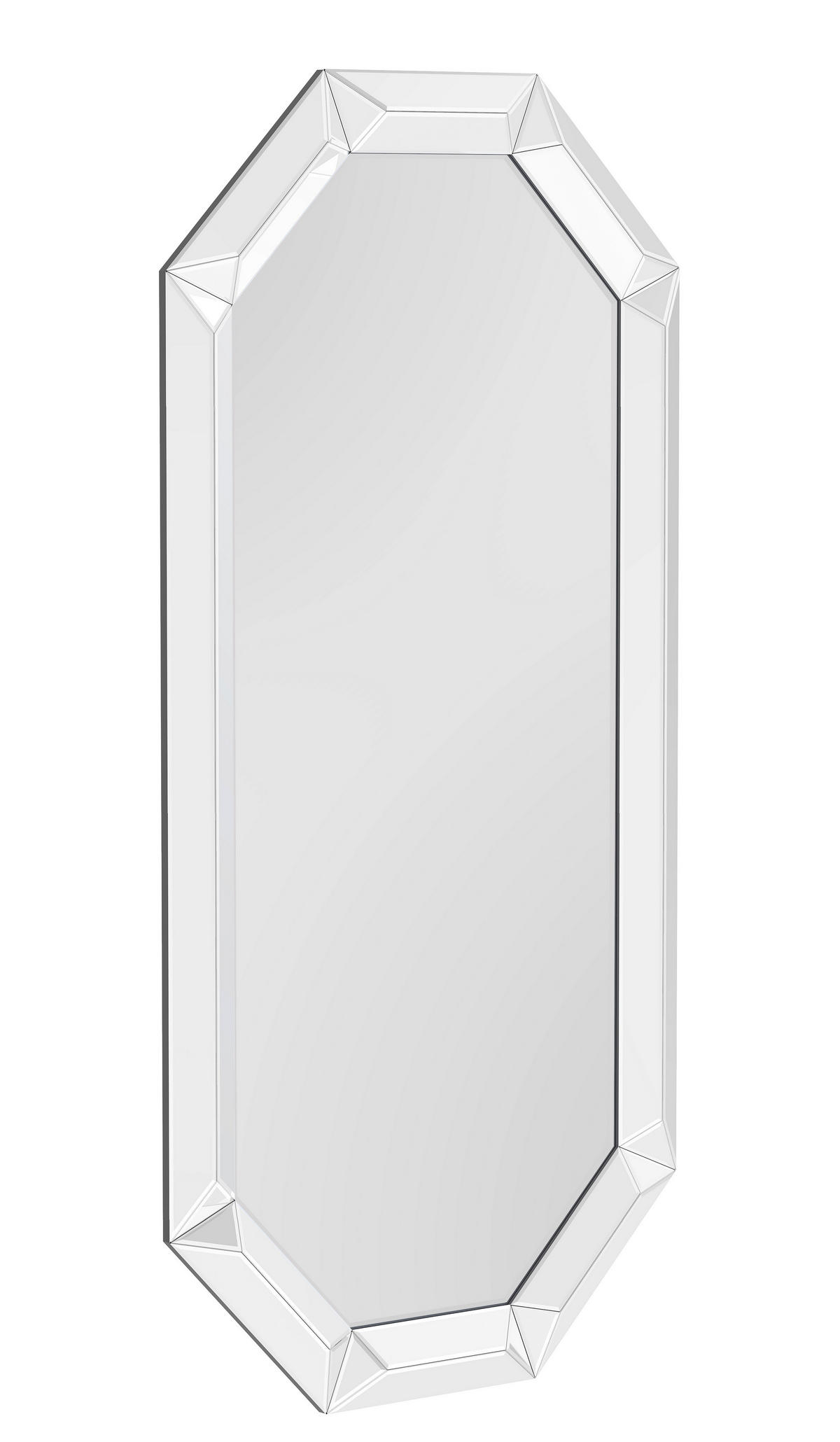 WANDSPIEGEL 100/200/5 cm    in Freiform  - MODERN, Glas/Holzwerkstoff (100/200/5cm) - Milino