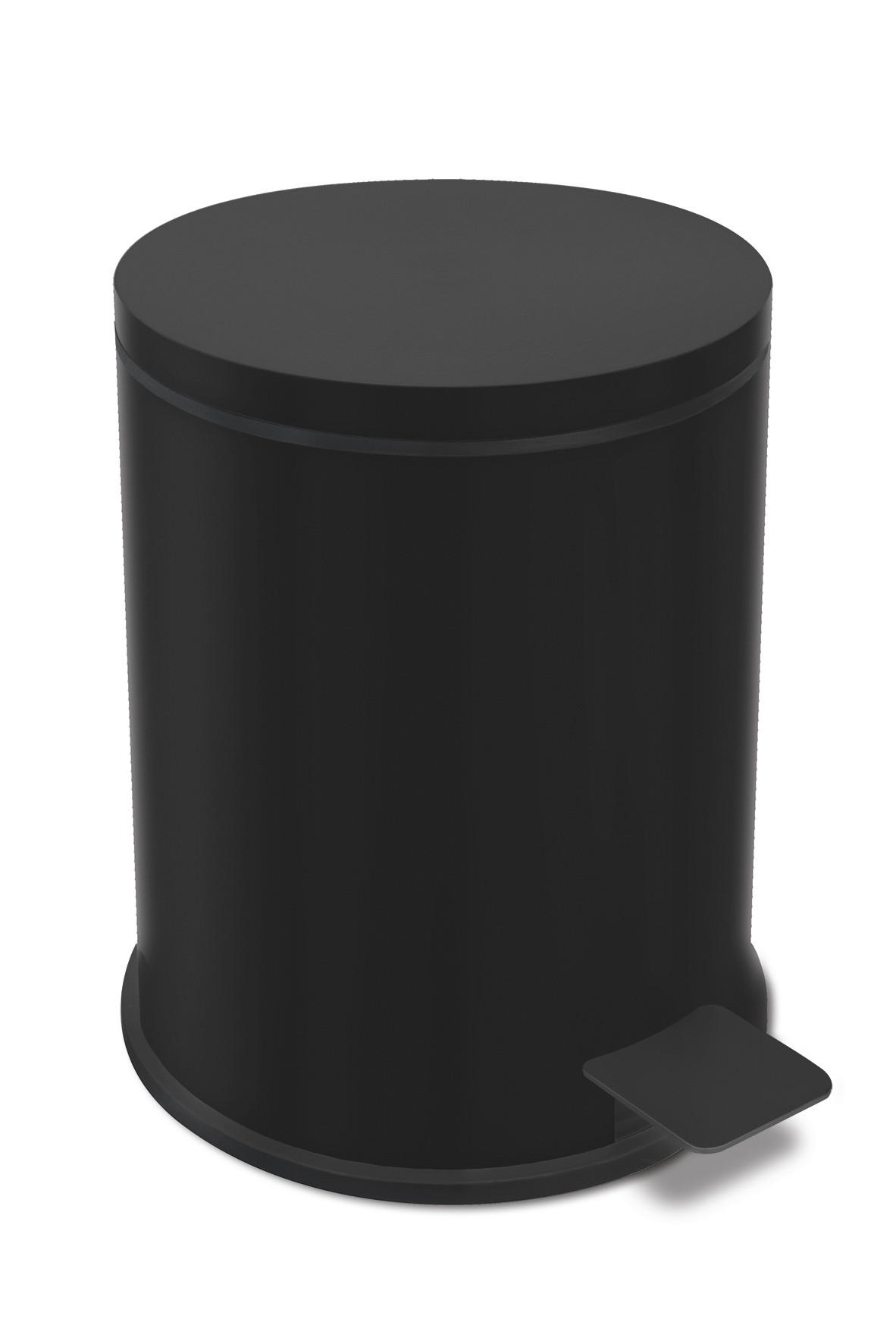 KOŠ S NOŽNOM PAPUČICOM  3 Liter l  VASCA  - crna, Konvencionalno, metal/plastika (3l) - Zack