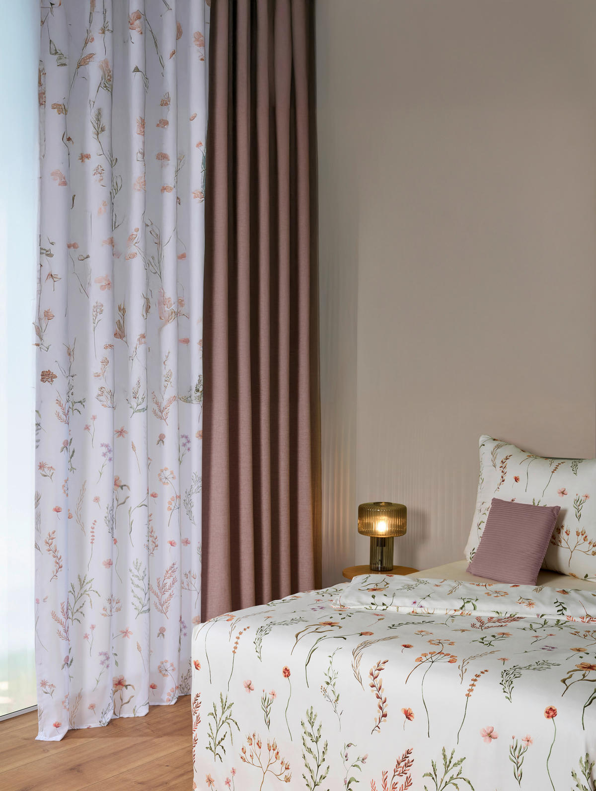 KUSOVÁ ZÁCLONA, 140/245 cm - biela, Konventionell, textil (140/245cm) - Esposa