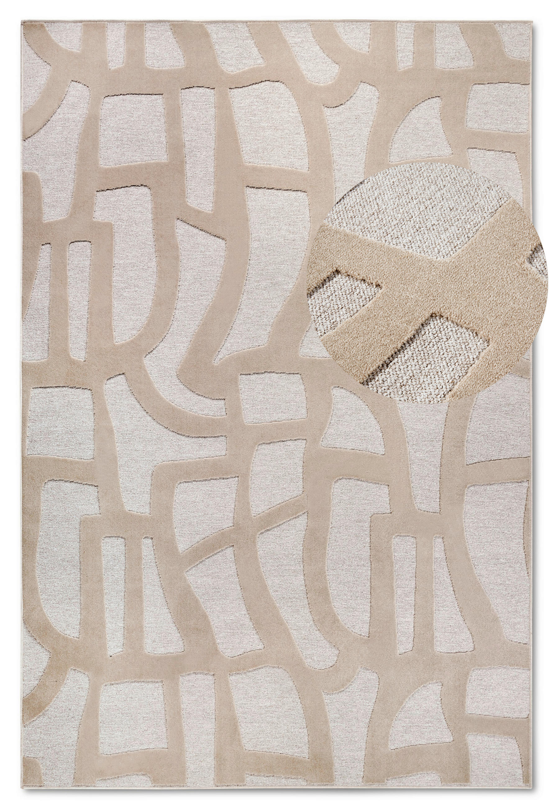 FLACHWEBETEPPICH 160/230 cm Kollektion 1879 Creme  - Creme, Design, Textil (160/230cm) - Villeroy & Boch