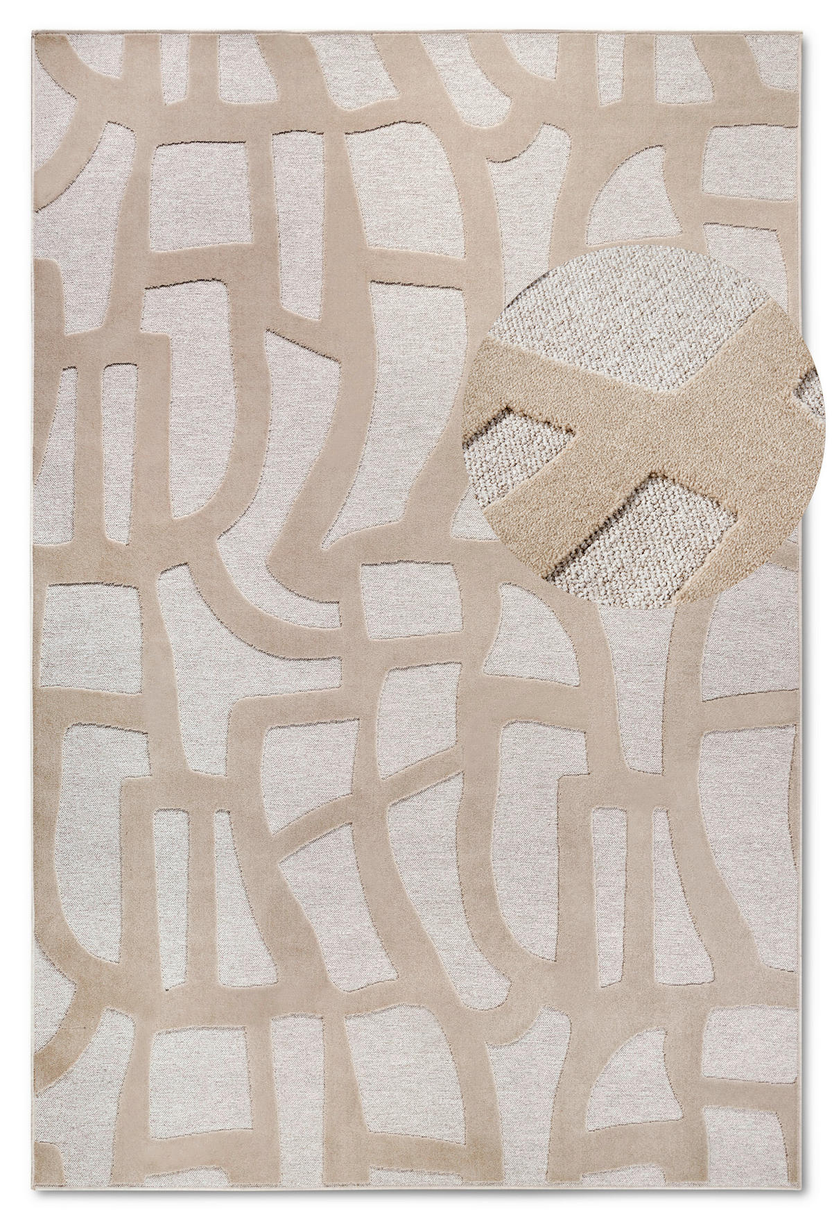 FLACHWEBETEPPICH 200/290 cm Kollektion 1879 Creme  - Creme, Design, Textil (200/290cm) - Villeroy & Boch