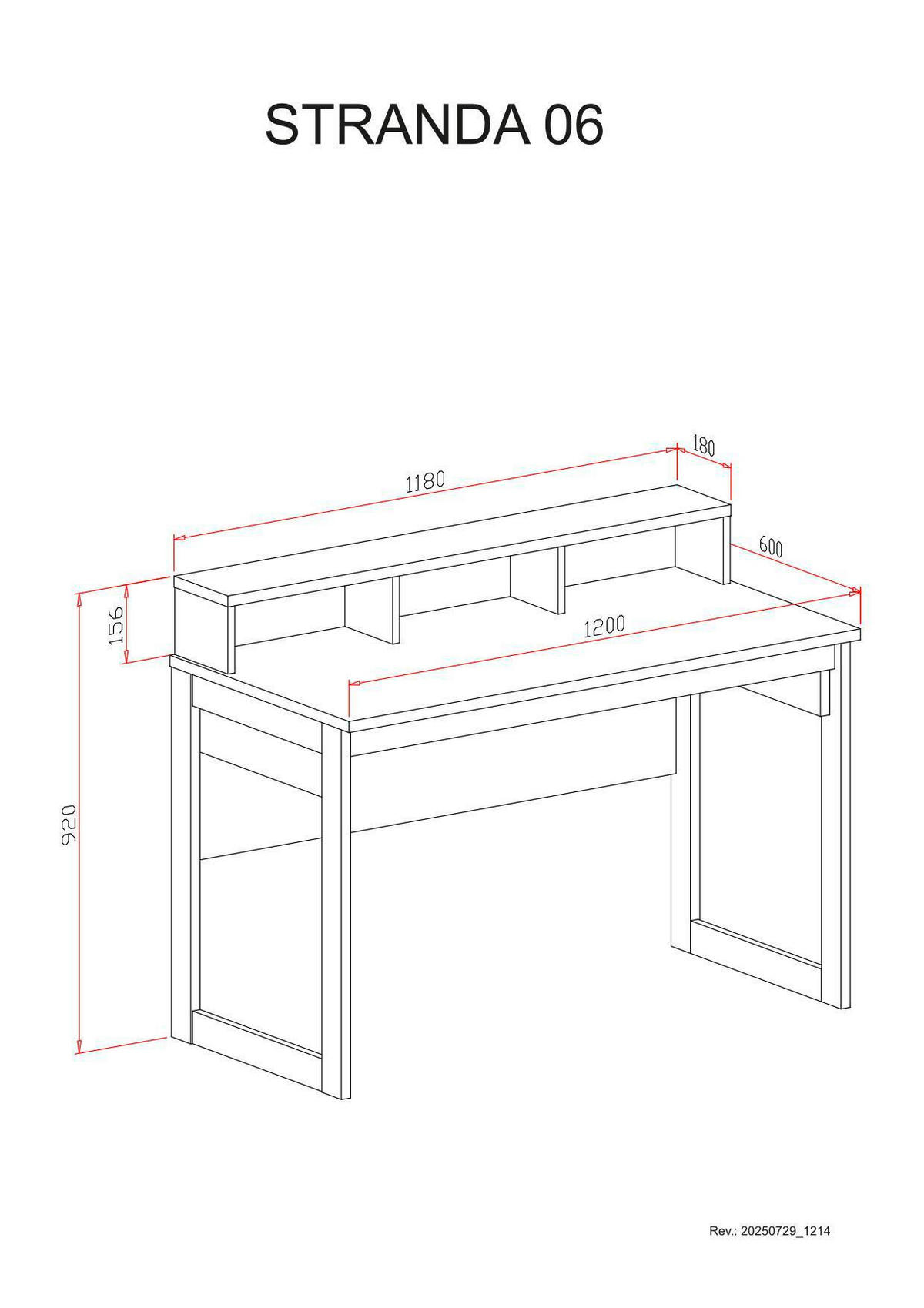 SCHREIBTISCH  Eukalyptusholzfarben Stauraum  - Eukalyptusholzfarben/Eichefarben, Design, Holzwerkstoff (120/91/60cm) - MID.YOU