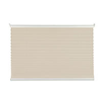 PLISSEE  halbtransparent   50/130 cm   - Sandfarben, Basics, Textil (50/130cm)