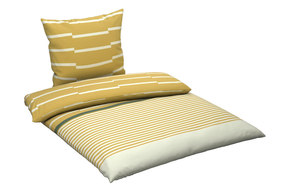 BETTWÄSCHE 200/200 cm  - Grün, Textil (200/200cm) - Bio:Vio