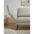 ECKSOFA  in Flachgewebe Naturfarben  255-365/175-224 cm  - Schwarz/Naturfarben, Design, Textil/Metall (255-365/175-224cm) - Dieter Knoll