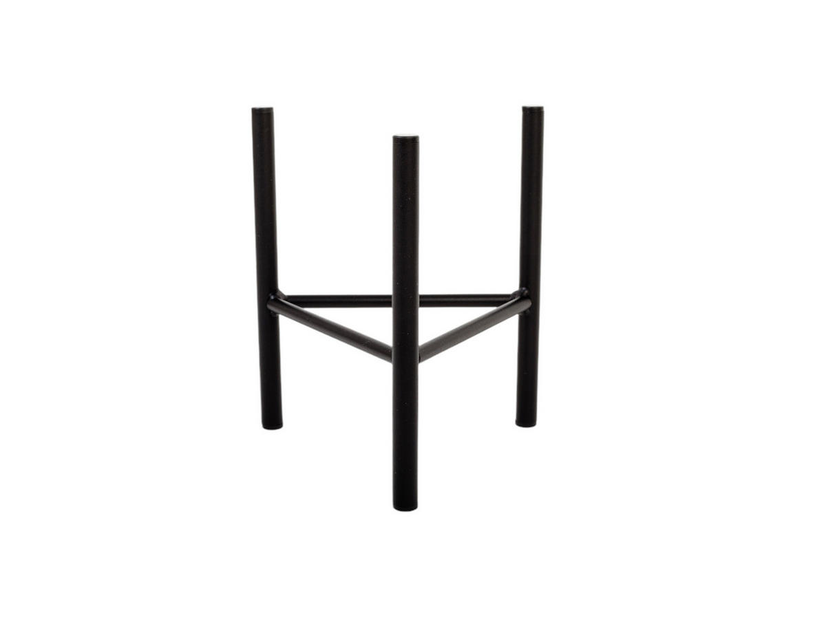 BLUMENSTÄNDER in Metall  - Schwarz, Basics, Metall (18/25/18cm)