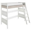 HOCHBETT 90/200 cm,  in Weiß, Silbereichenfarben, Leiter  - Weiß/Silbereichenfarben, Basics, Holz/Holzwerkstoff (90/200cm) - Paidi