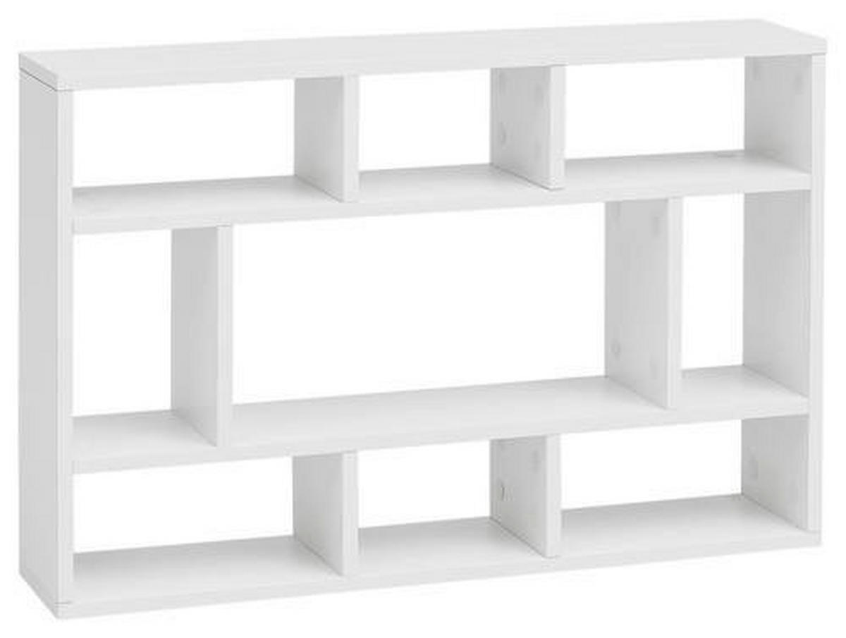 WANDREGAL 75/51/16 cm  - Weiss, Konventionell, Holzwerkstoff (75/51/16cm) - MID.YOU