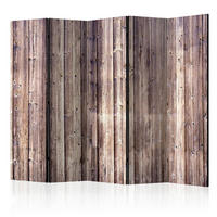 PARAVENT mit 5  Flügel - Beige/Braun, Basics, Holz/Textil (225/172/3cm) - artgeist