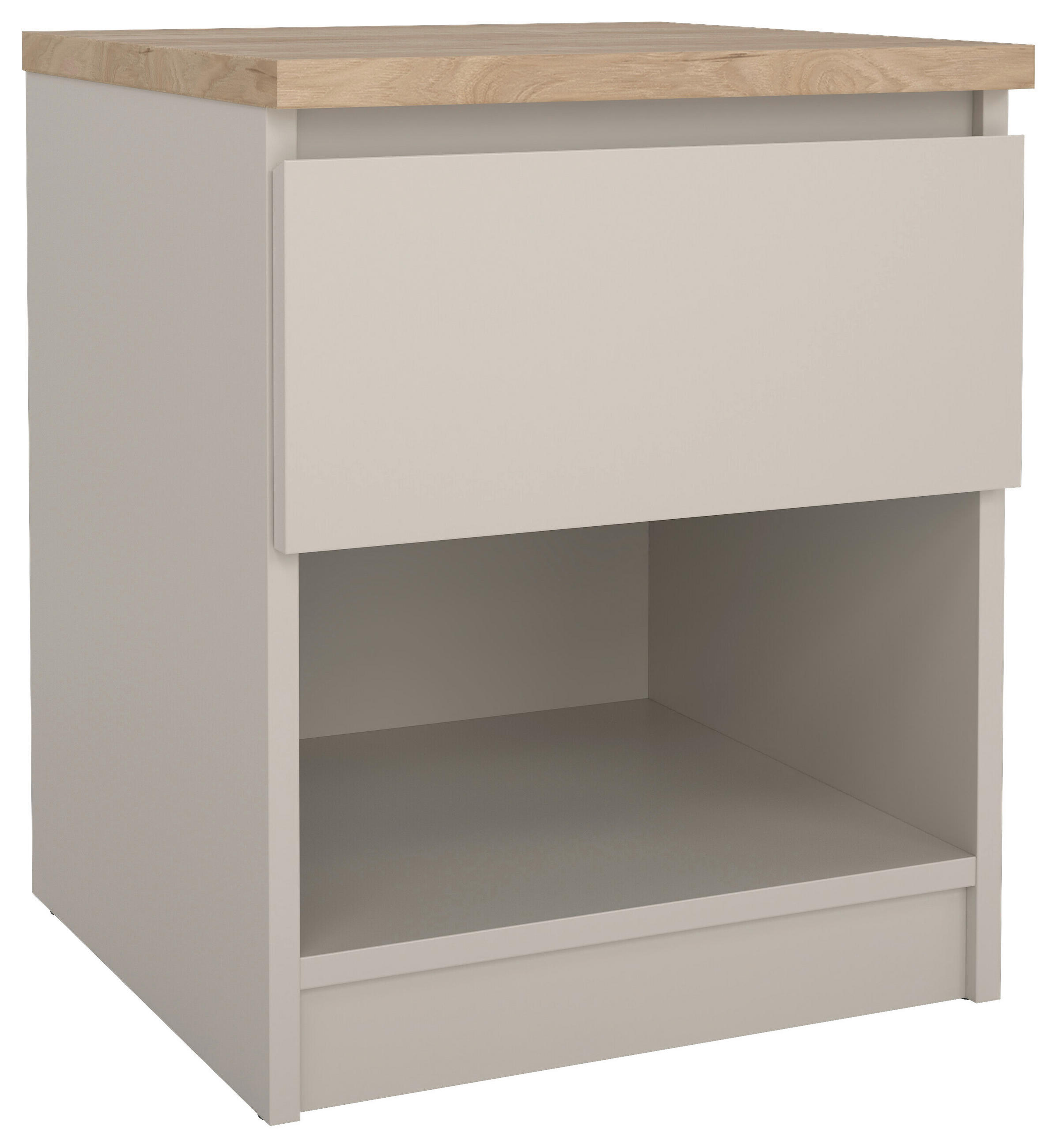 NACHTSCHRANK 40,4/49,5/40 cm  - Kaschmir/Eichefarben, Basics, Holzwerkstoff (40,4/49,5/40cm) - Boxxx