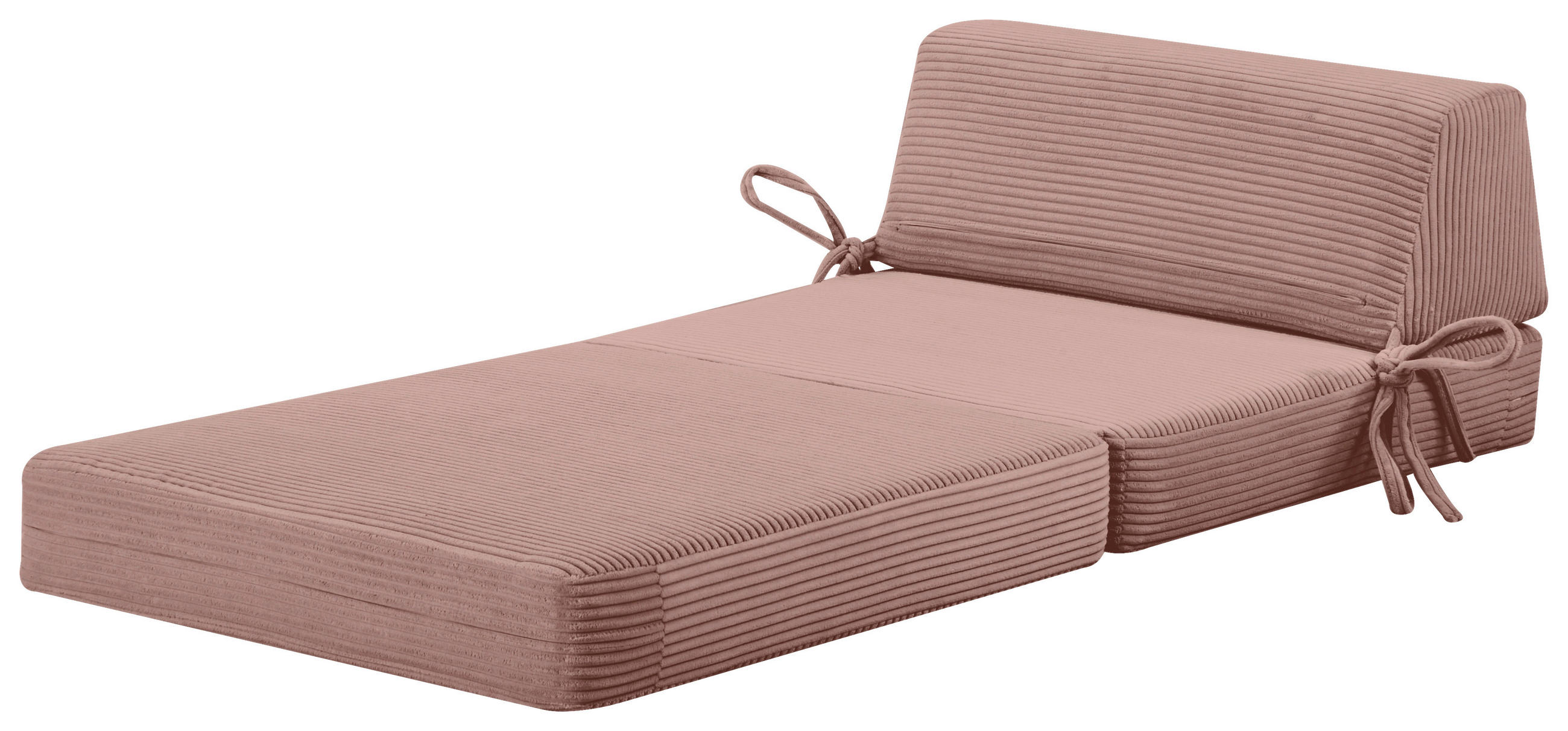 SCHLAFSESSEL Cord Altrosa    - Altrosa, Design, Textil/Metall (65/57/81cm) - Livetastic