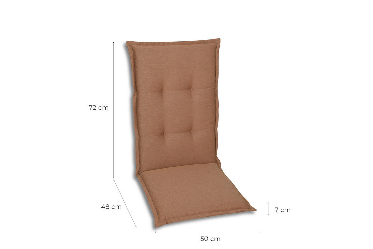 SESSELAUFLAGENSET in Rot Uni  - Rot, Basics, Textil (50/7/120cm)