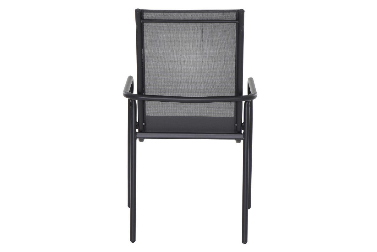 GARTENTISCHGRUPPE Webstoff Stahl  - Grau, MODERN, Glas/Textil (284/204/100cm) - Ambia Garden