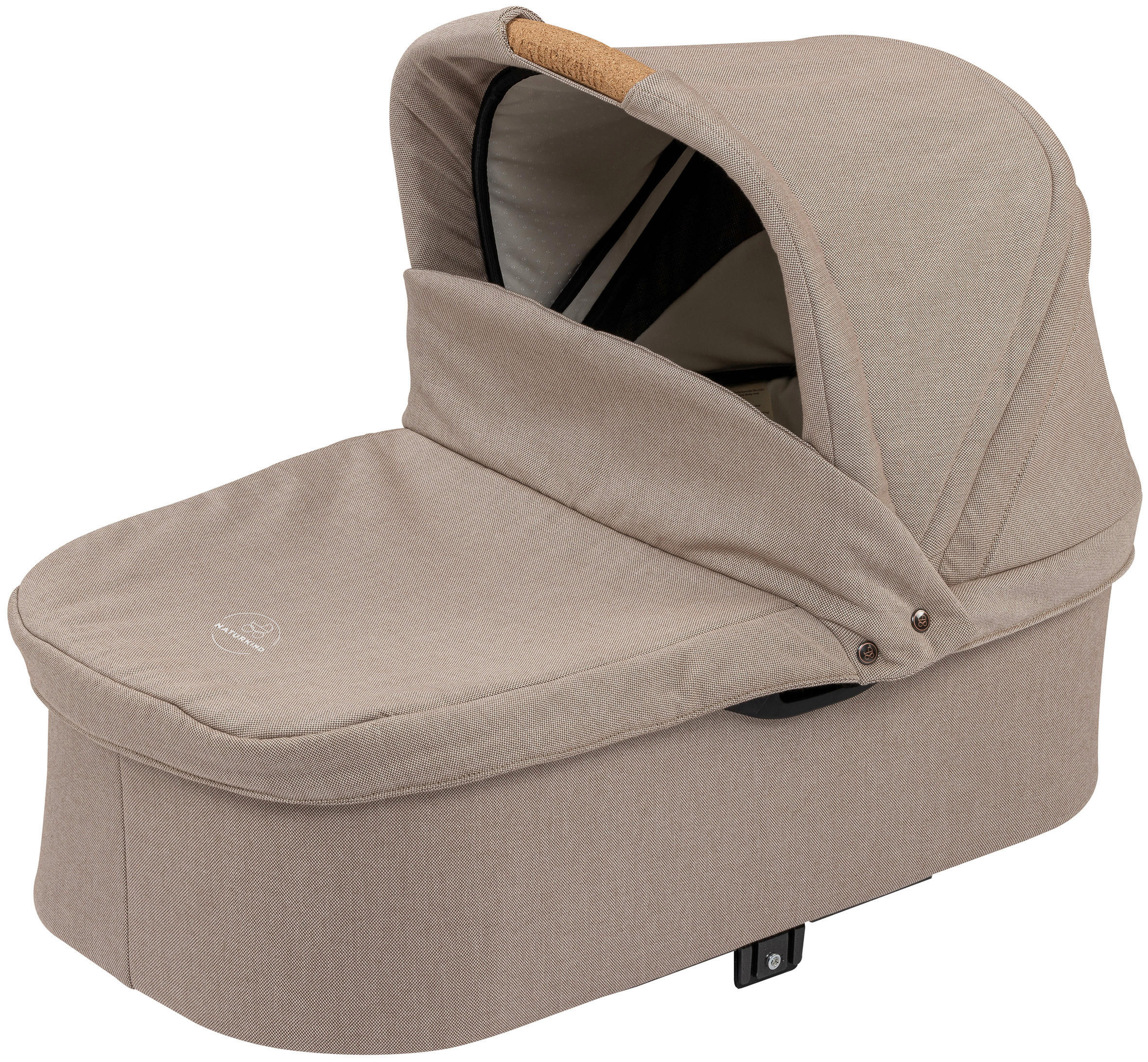 LIEGEWANNE - Sandfarben/Weiß, Basics, Textil (83/62/44cm) - Naturkind