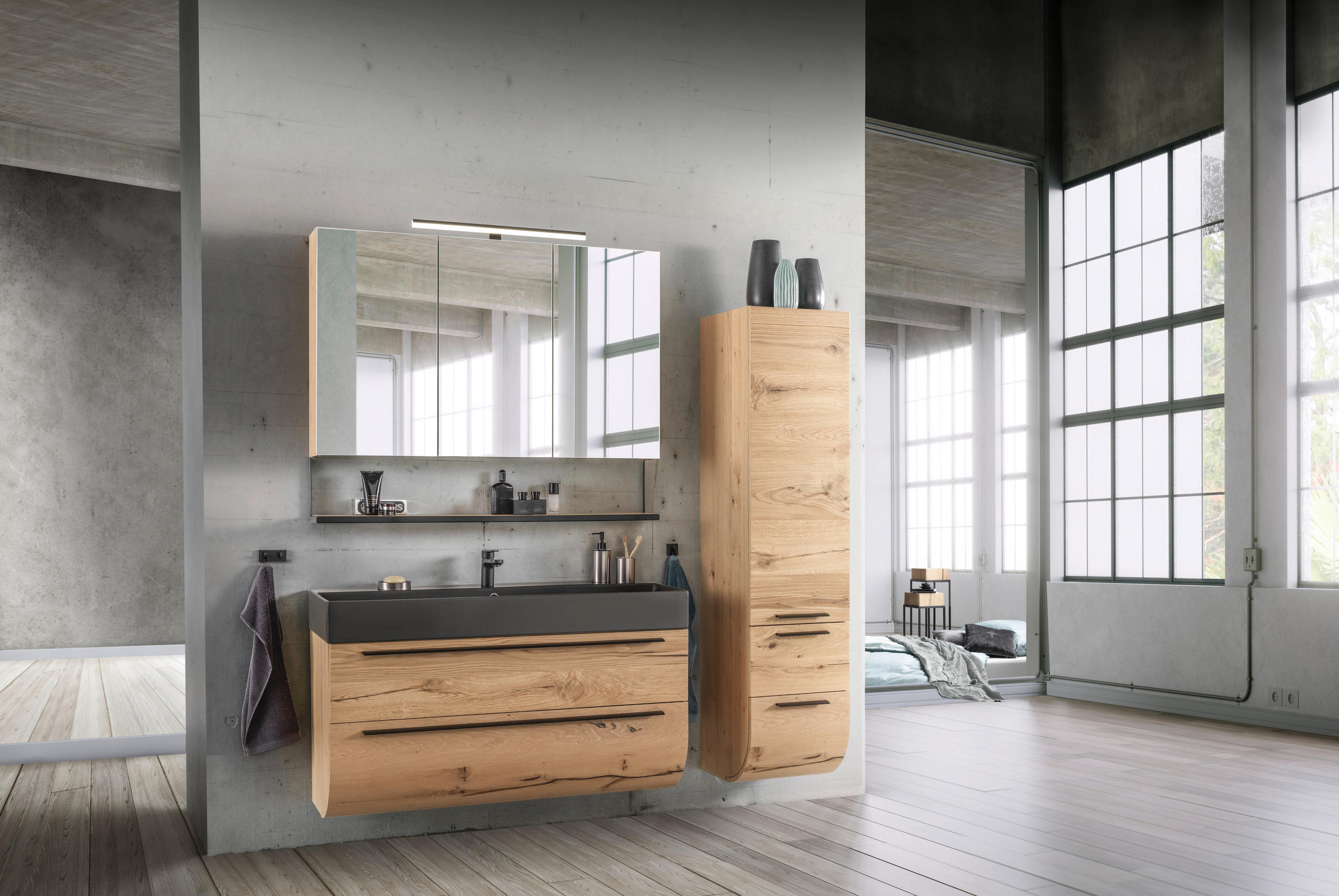 HOCHSCHRANK 40/173/45 cm  - Alteiche, MODERN, Holz (40/173/45cm) - Dieter Knoll